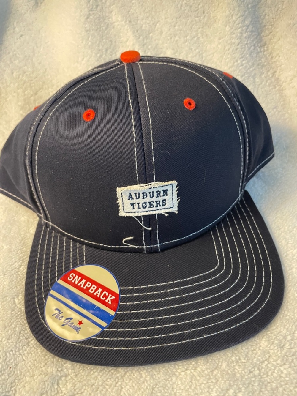 Auburn Tigers Snapback Hat/ Ball Cap. Blue and Orange